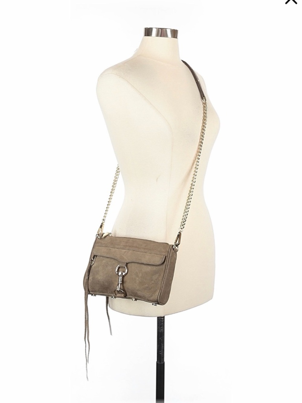 Rebecca Minkoff Taupe Crossbody with Chain Strap
